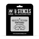 Pochoirs de lettrage et de signalisation