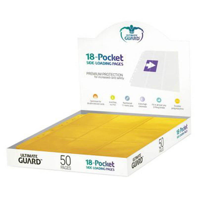 Ultimate Guard 18 Pocket Pages Side Loading 50St