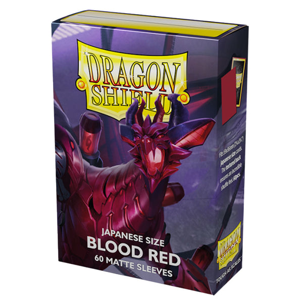 Dragon Shield Blood Red Matte Sleeves 60pcs