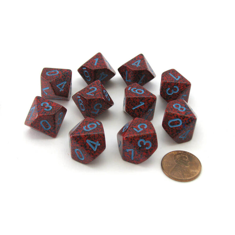 Set set di macchietto poliedrico di Chessex D10