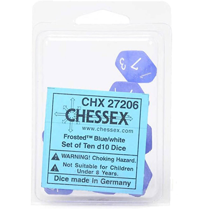 Set glassato poliedrico di Chessex D10 D10