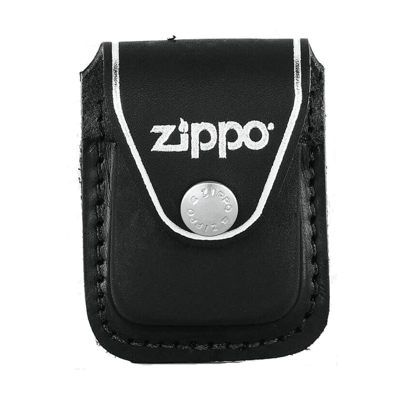 Pochette en cuir pour accessoires Zippo avec clip