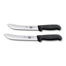 Heavy Stiff Blade Fibrox Butcher's Knife (Black)