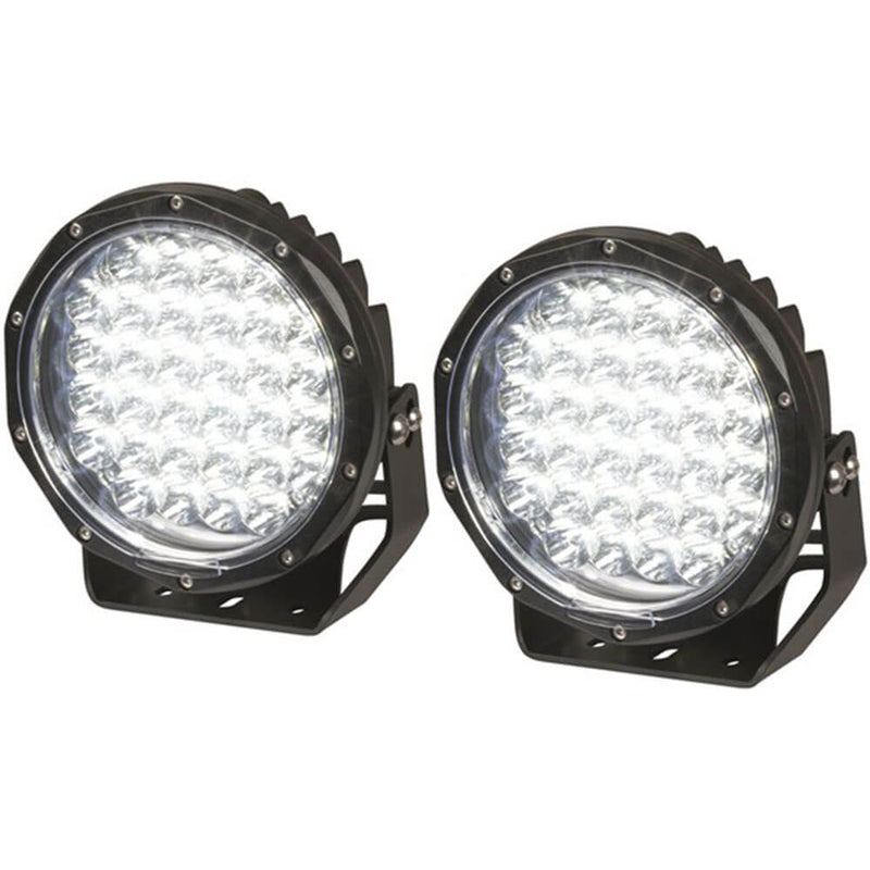 Powertech Solid LED Driving Lights IP68 Noir (La paire)