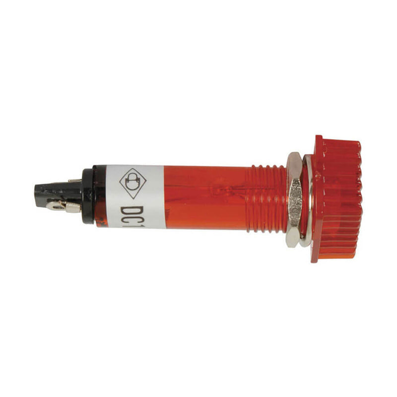 Lunette scellée en plastique 12V (rouge)