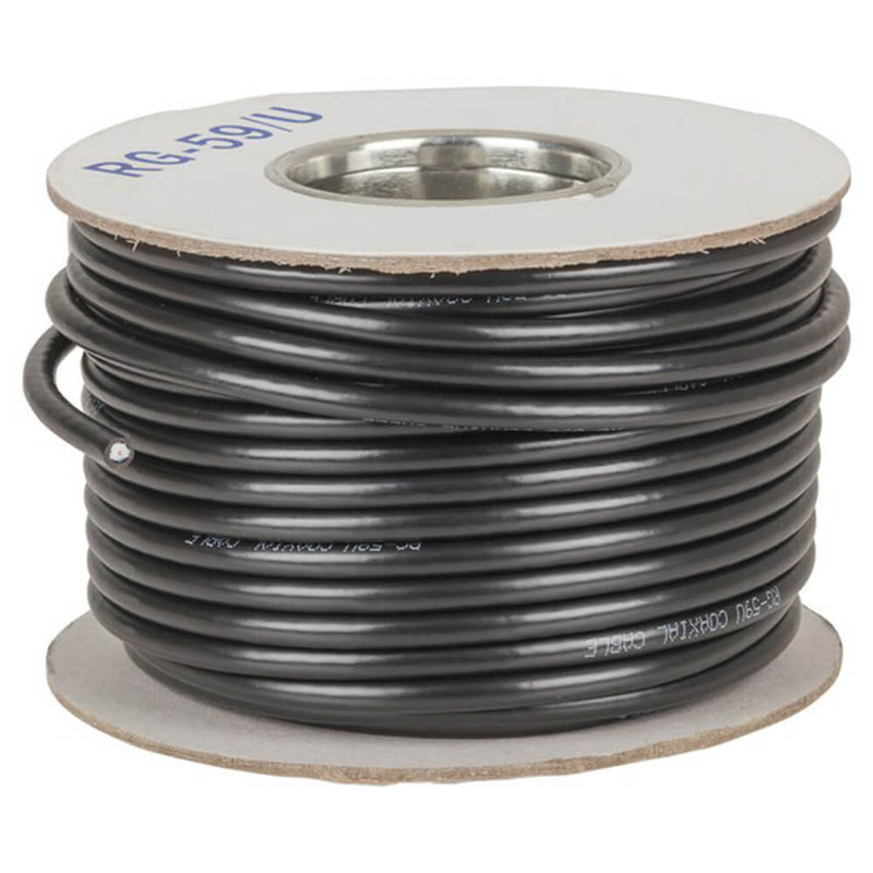 Rouleau de câble coaxial RG59 (30m)