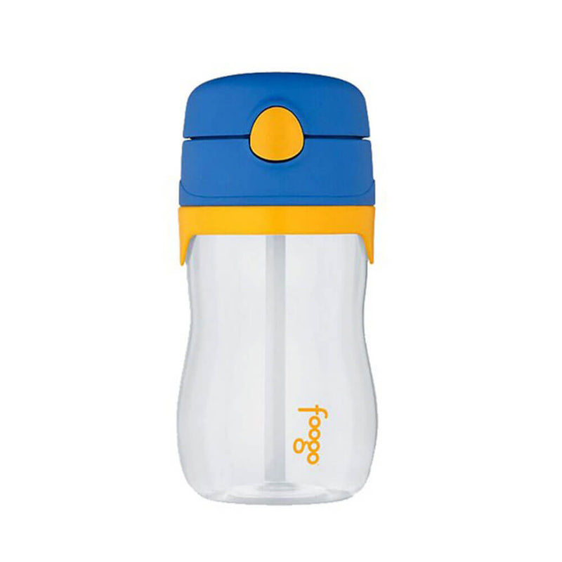 320 ml Footer Tritan Plastic Drink Bottle con paglia