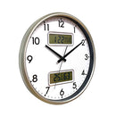 LCD Display Temperature & Humidity Wall Clock