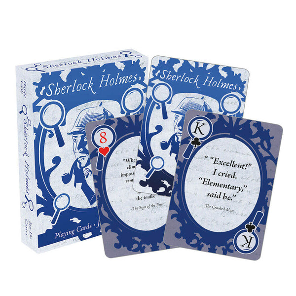 Sherlock Holmes Quotes Playing Cards
