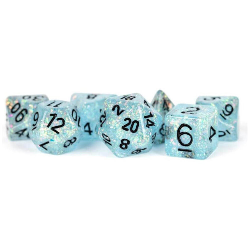 MDG Résine Flash Dice Set 16mm Polyédrique