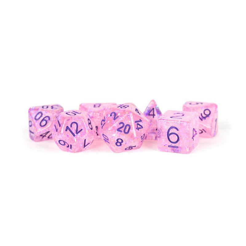 MDG Résine Flash Dice Set 16mm Polyédrique