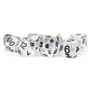 Ensemble de dés polyédriques en résine licorne MDG