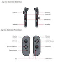 SWI Joy Con Pair Controller (Neon Red/Neon Light Blue)