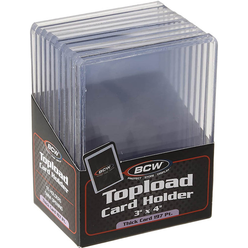 BCW Topload-Kartenhalter dick (7,6 x 10,2 cm)