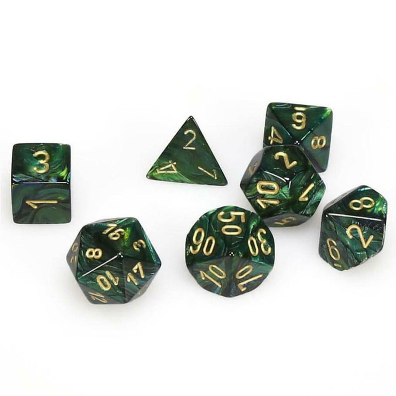 D7 Die Set Dés Scarabée Polyédrique (7 Dés)