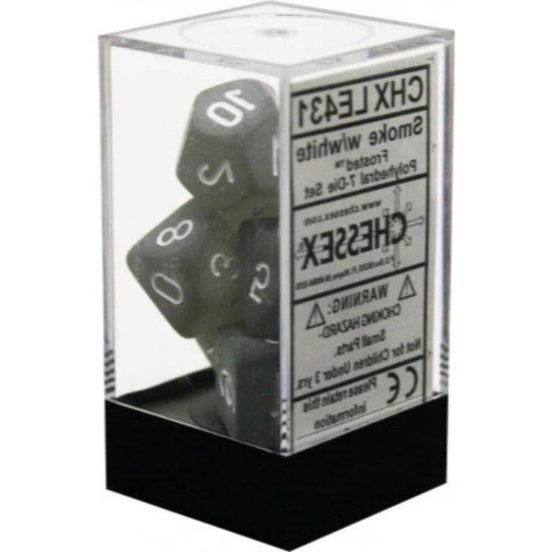 D7 Die Set Dice Frosted Poly (7 dés)