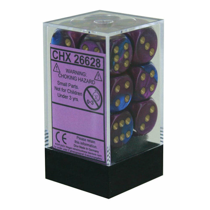 W6 Würfel Zwillinge 16mm (12 Würfel)