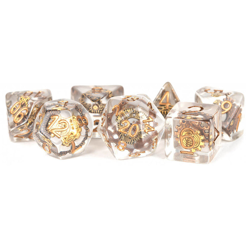 Jeu de dés polyédriques en résine MDG 16 mm