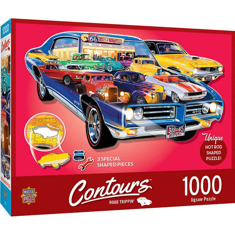 MasterPieces Contours-Puzzle mit 1000 Teilen
