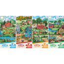 MasterPieces 4er-Pack Puzzle mit 500 Teilen