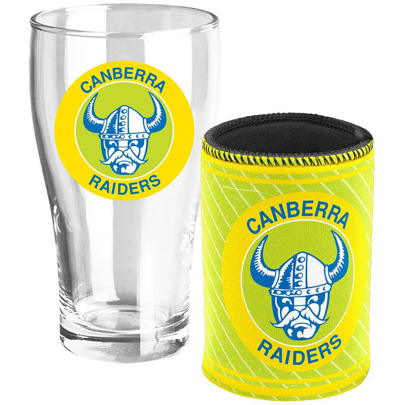 NRL Heritage Pint Glass & Can Cooler Pack