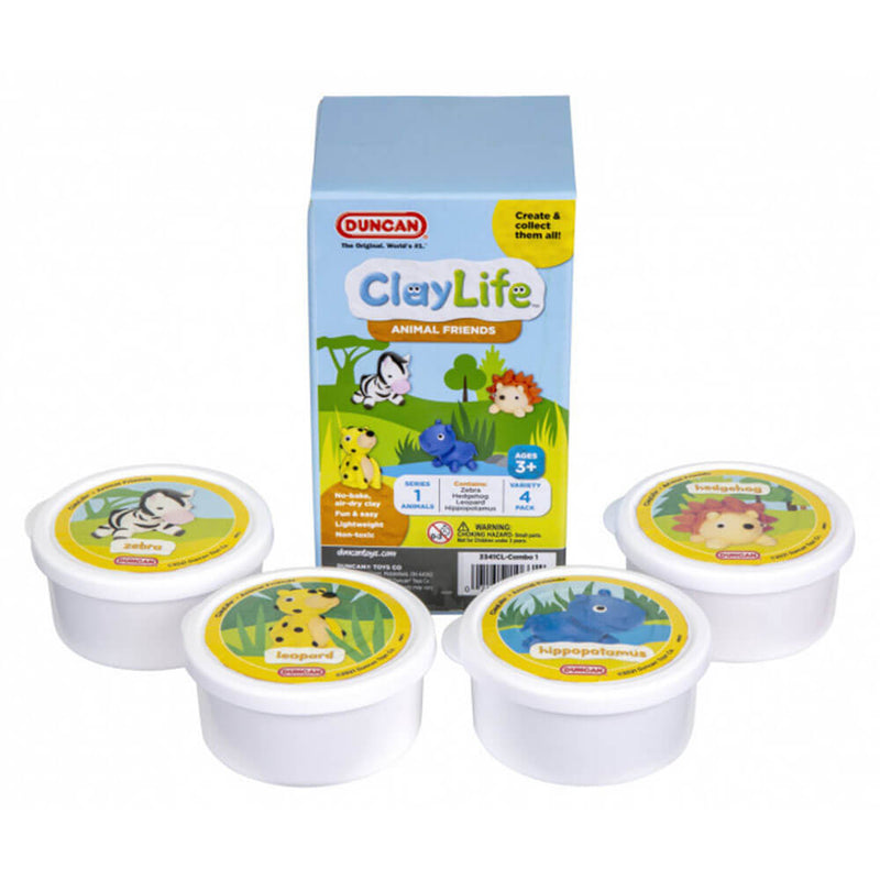 Duncan ClayLife Animal Friends Lot de 4