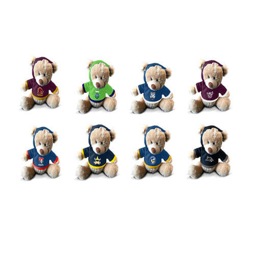 NRL Plush Teddy with Hoodie