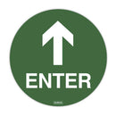 Durus selbstklebender Bodenaufkleber (250 mm)