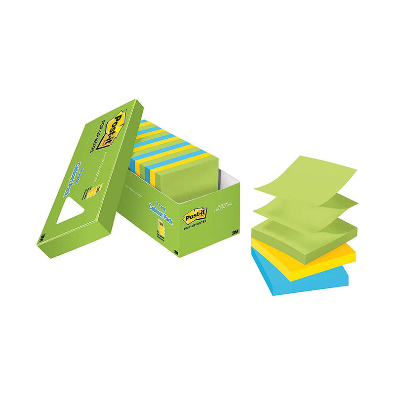 Post-it Cabinet Pack Notes Pop-up 76x76mm (18pk)