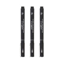 Uni-ball Pin Fineliner Pen Black (Wallet of 3)