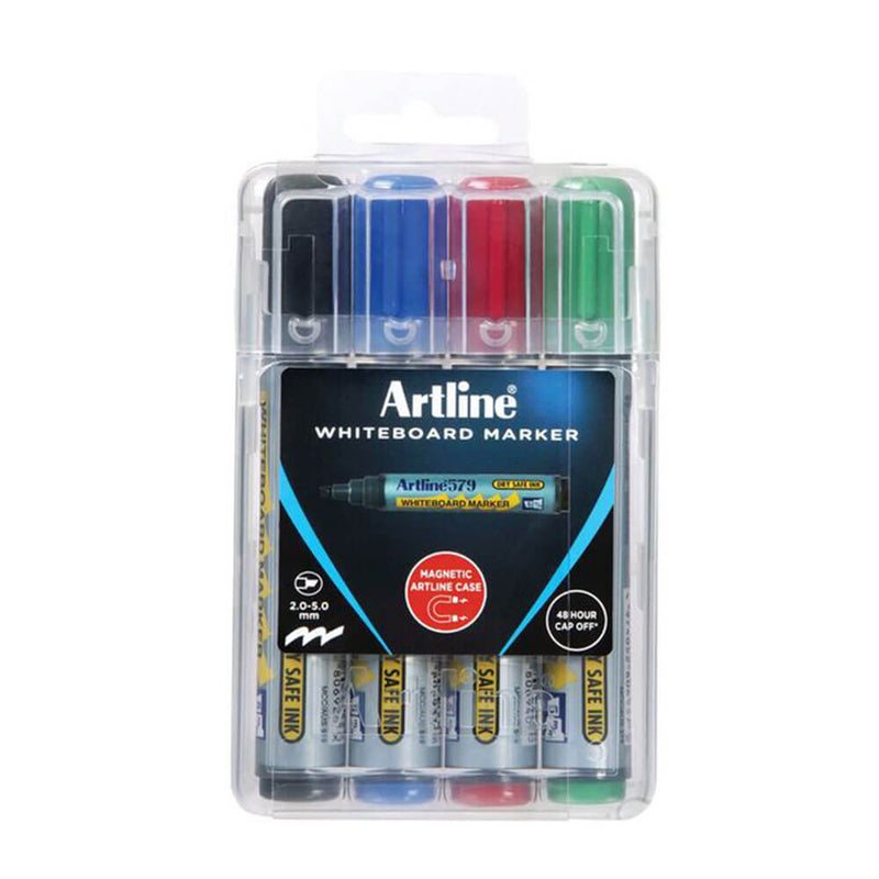 Artline Whiteboard-Marker im Hartschalenetui 5 mm sortiert