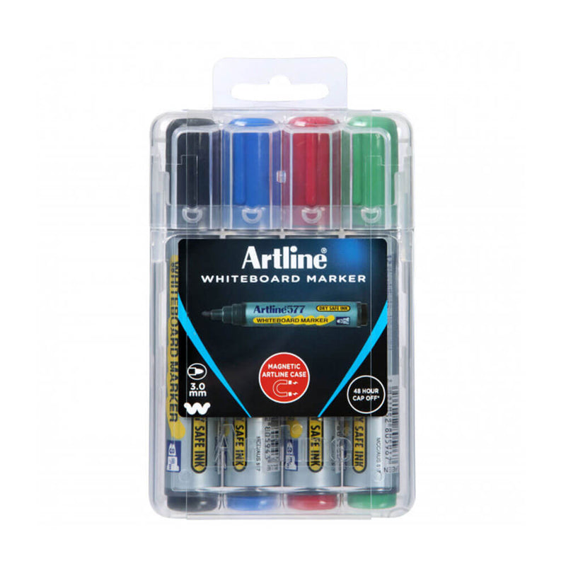 Artline Whiteboard-Marker im Hartschalenetui 2mm sortiert