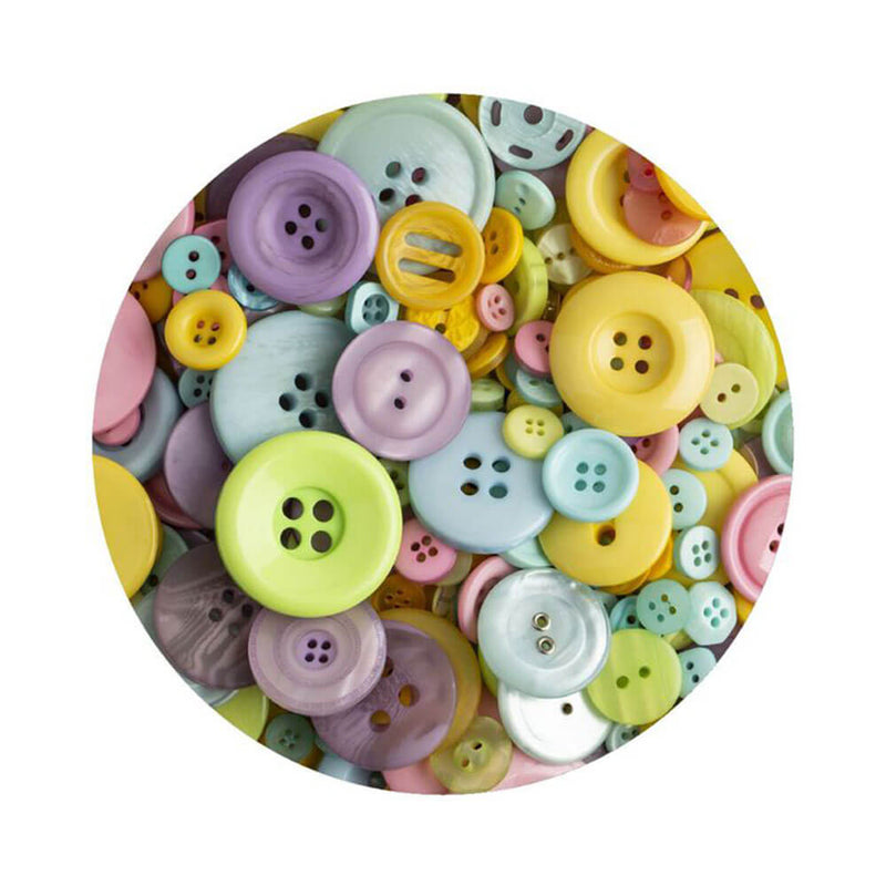 EC Buttons sortiertes Glas (400g)