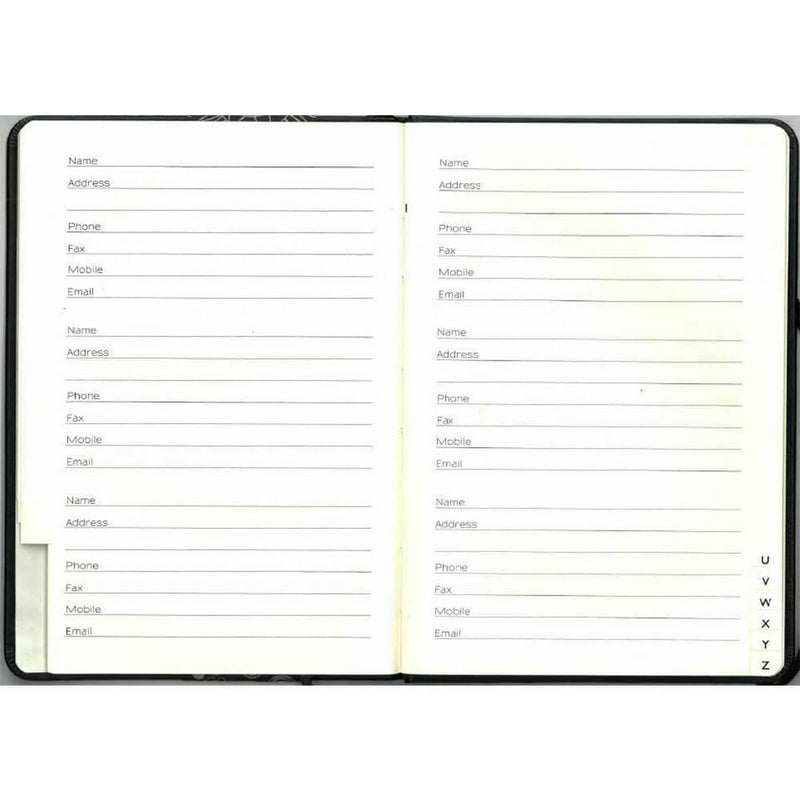 Ozcorp Mini Address Book 125x85mm (Black)