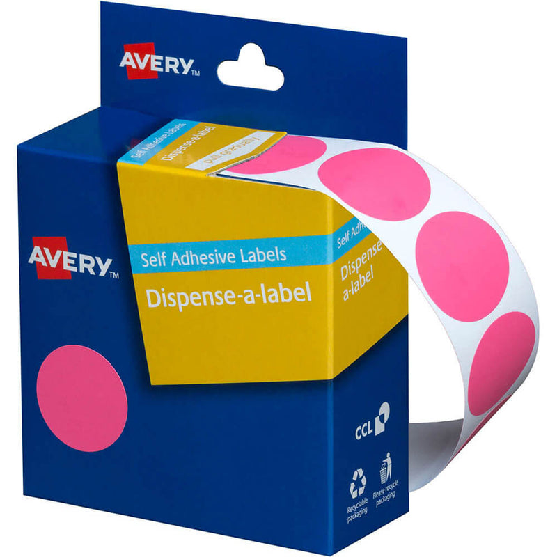 Avery selbstklebende Punktetiketten 24 mm (500 Stück)