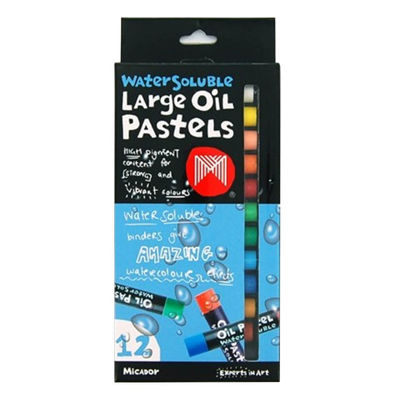 Micador Oil Pastels 12er-Pack sortiert (groß)