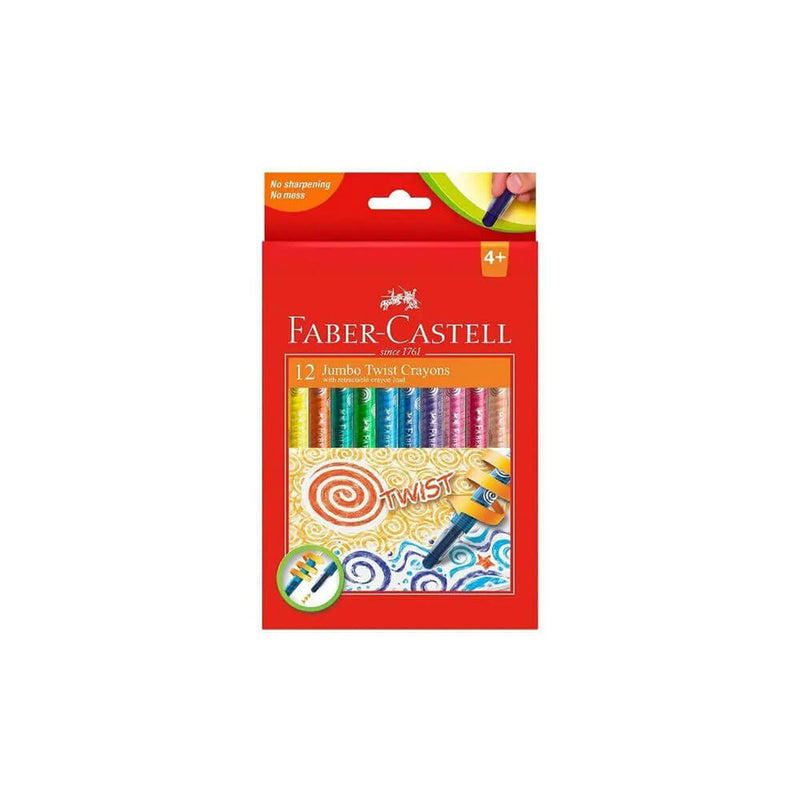 Faber-Castell Twistable Crayons 12pk (sortiert)