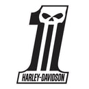 Plaque en métal gaufré Harley Davidson découpée à l'emporte-pièce