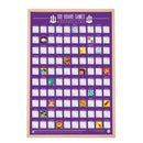 Gift Republic 100 Bucket List Poster à gratter